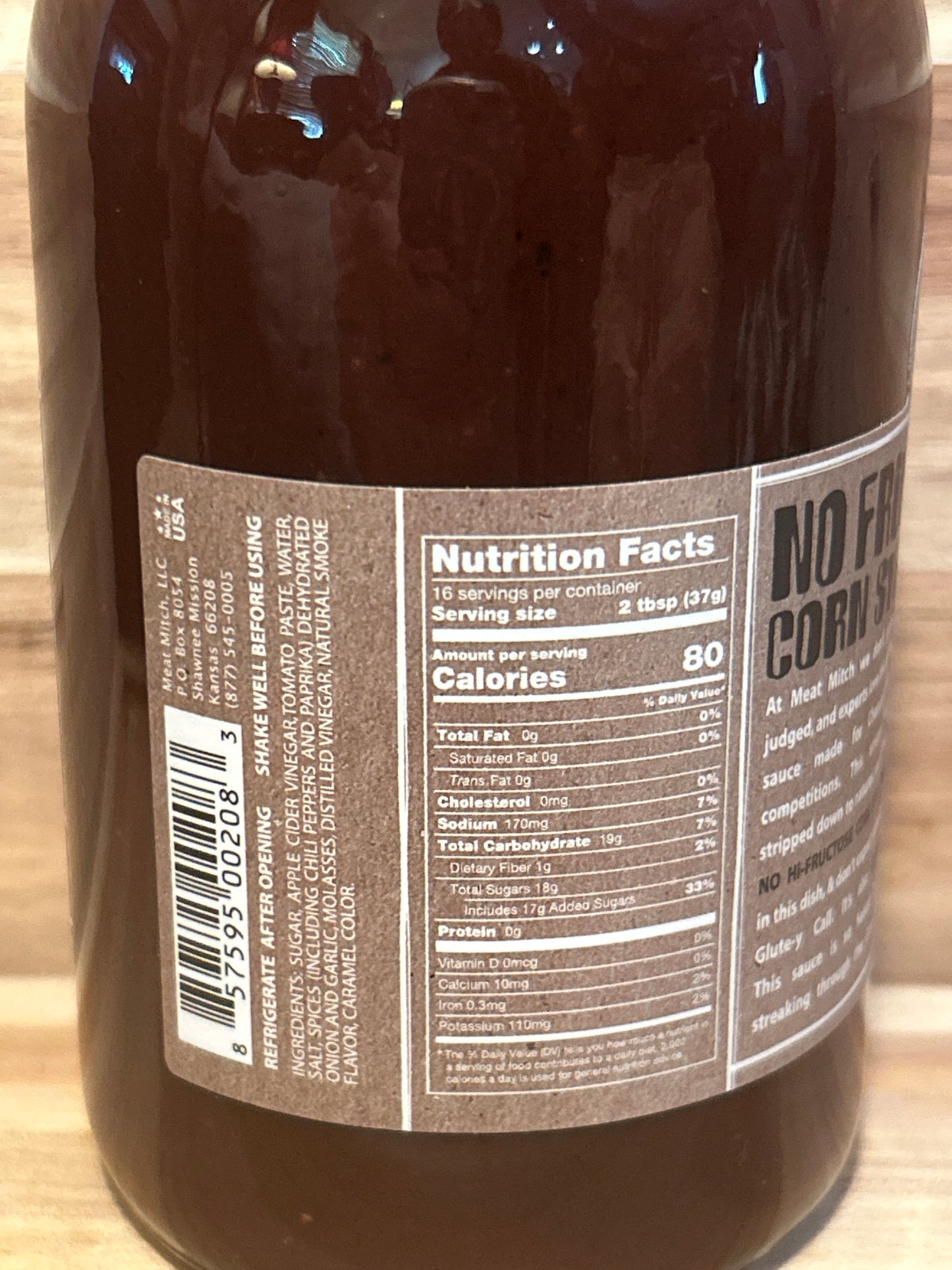 Meat Mitch Naked BBQ Sauce
