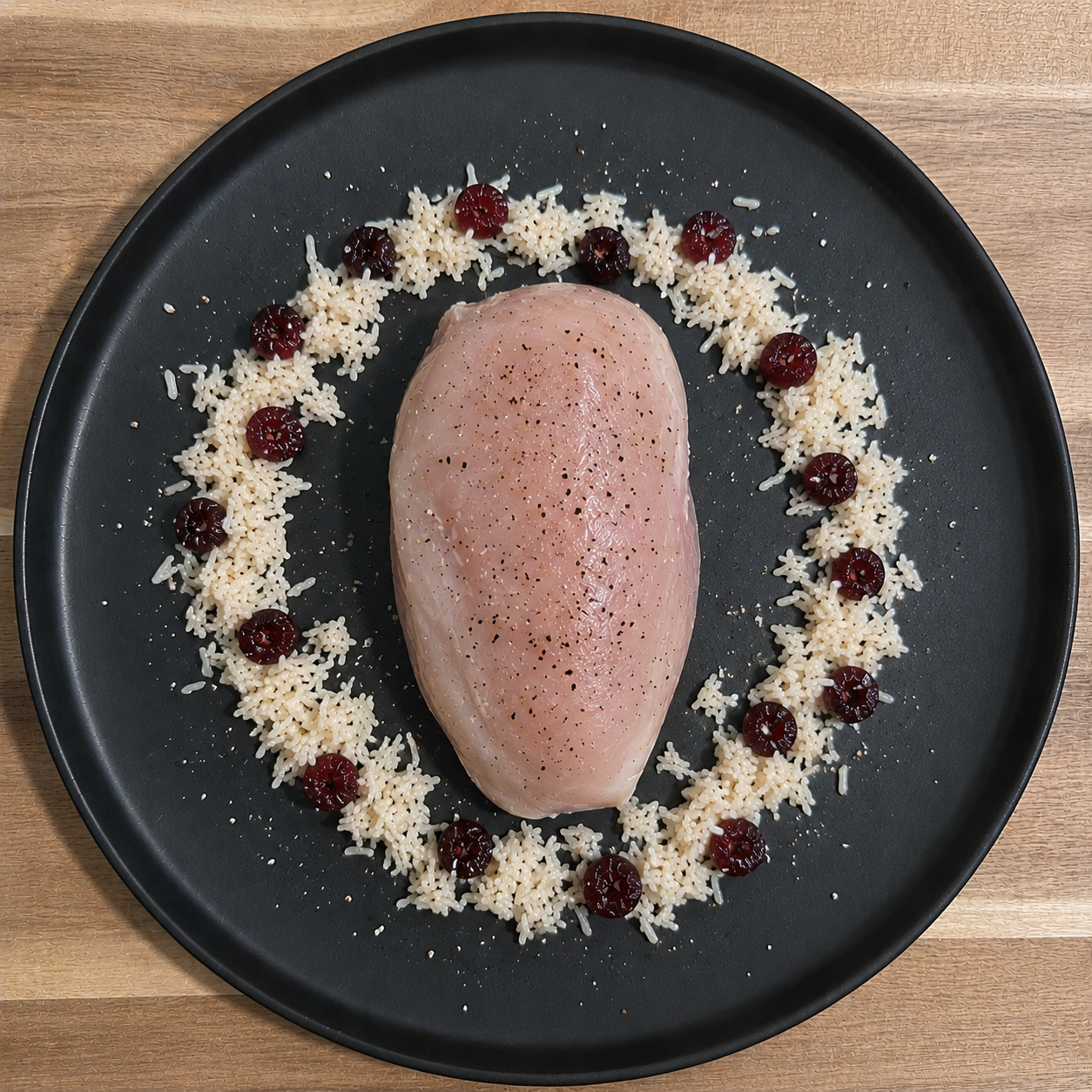 Wild Rice Cranberry Stuffed Chicken Breast