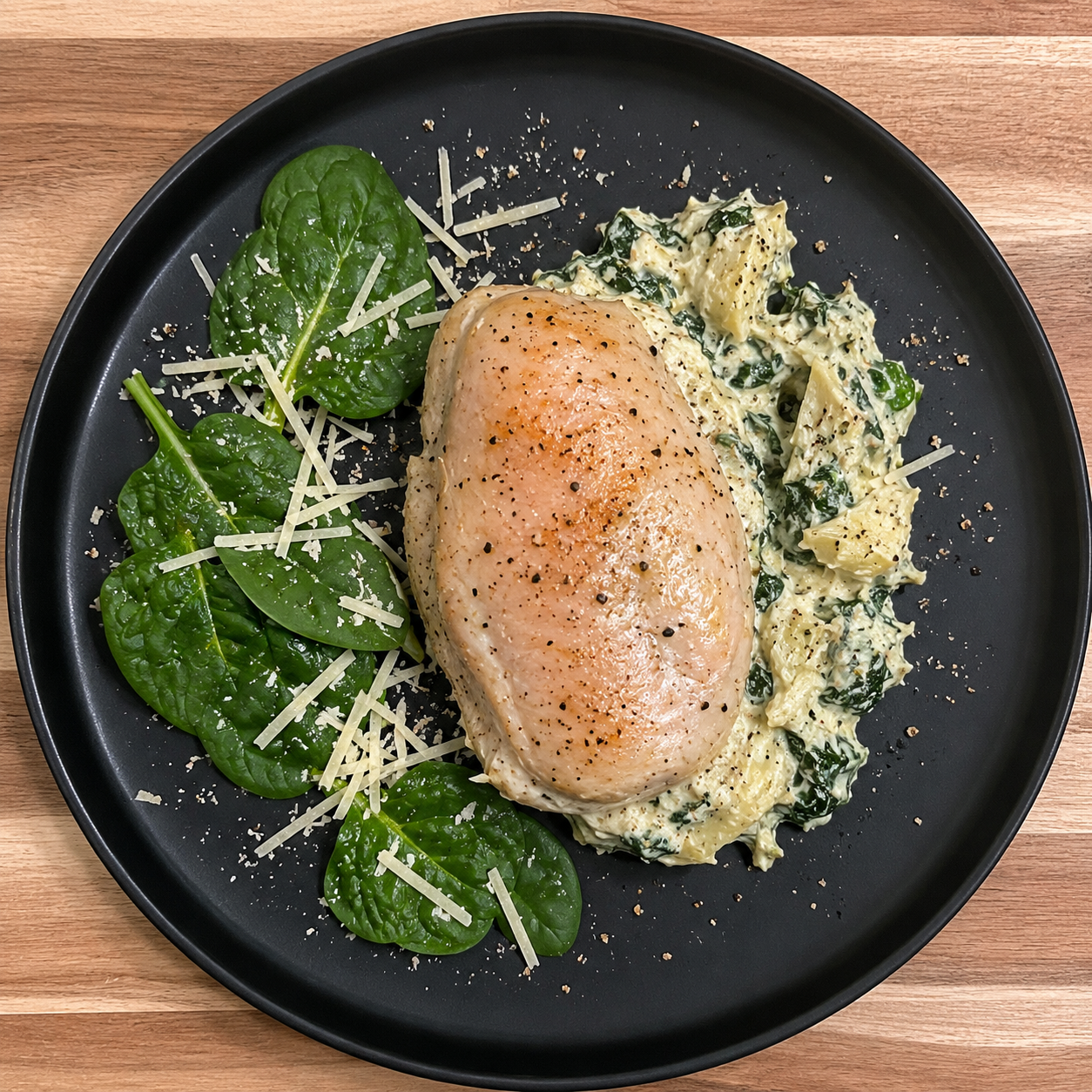 Spinach Artichoke Stuffed Chicken Breast