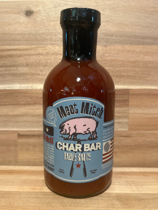 Meat Mitch Char Bar Table Sauce