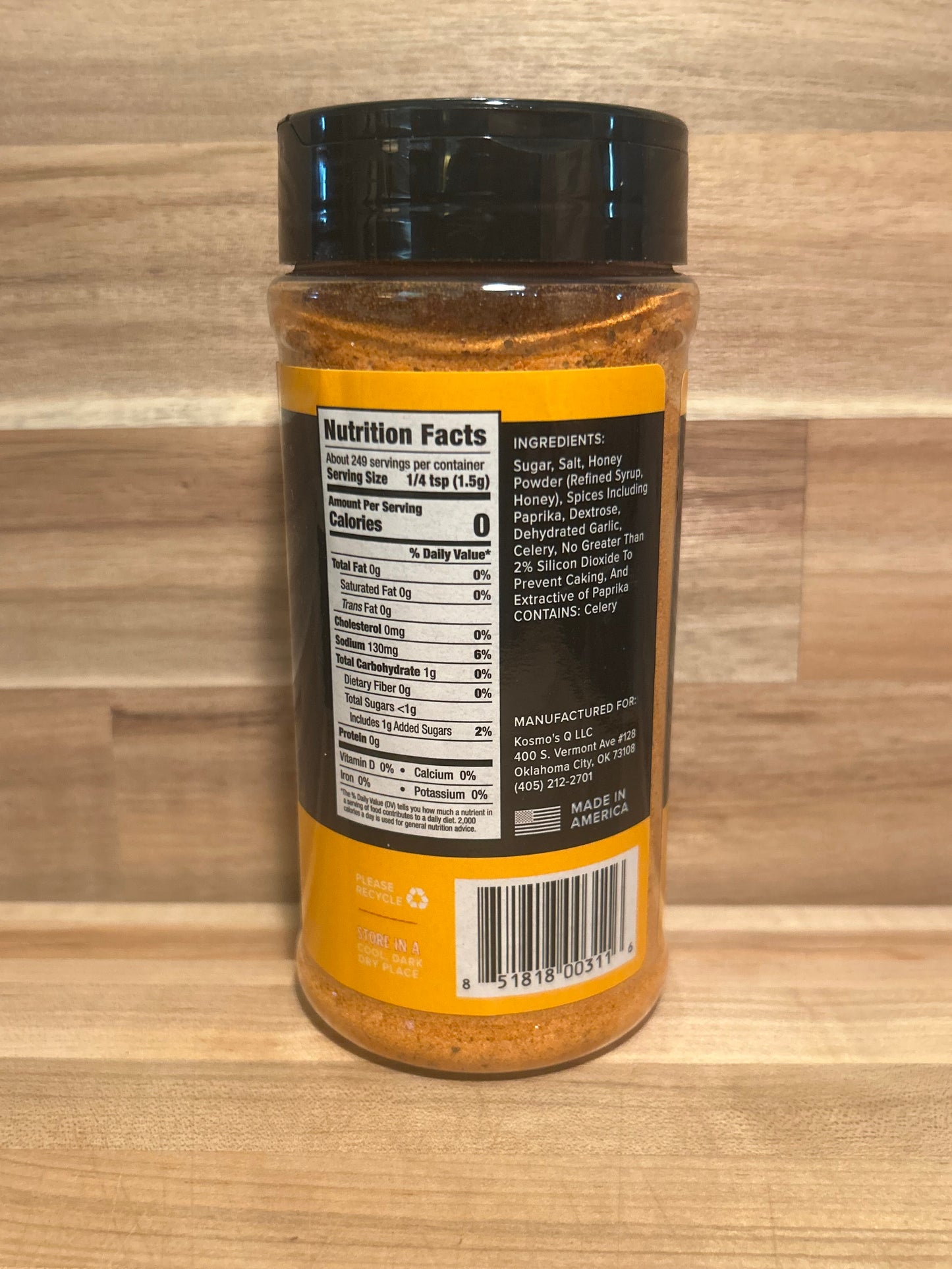 Kosmos Dry Rub - Honey Killer Bee
