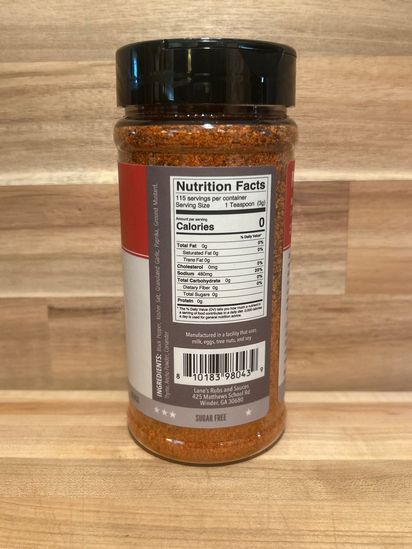 Lane's Signature - Sugar Free Rub