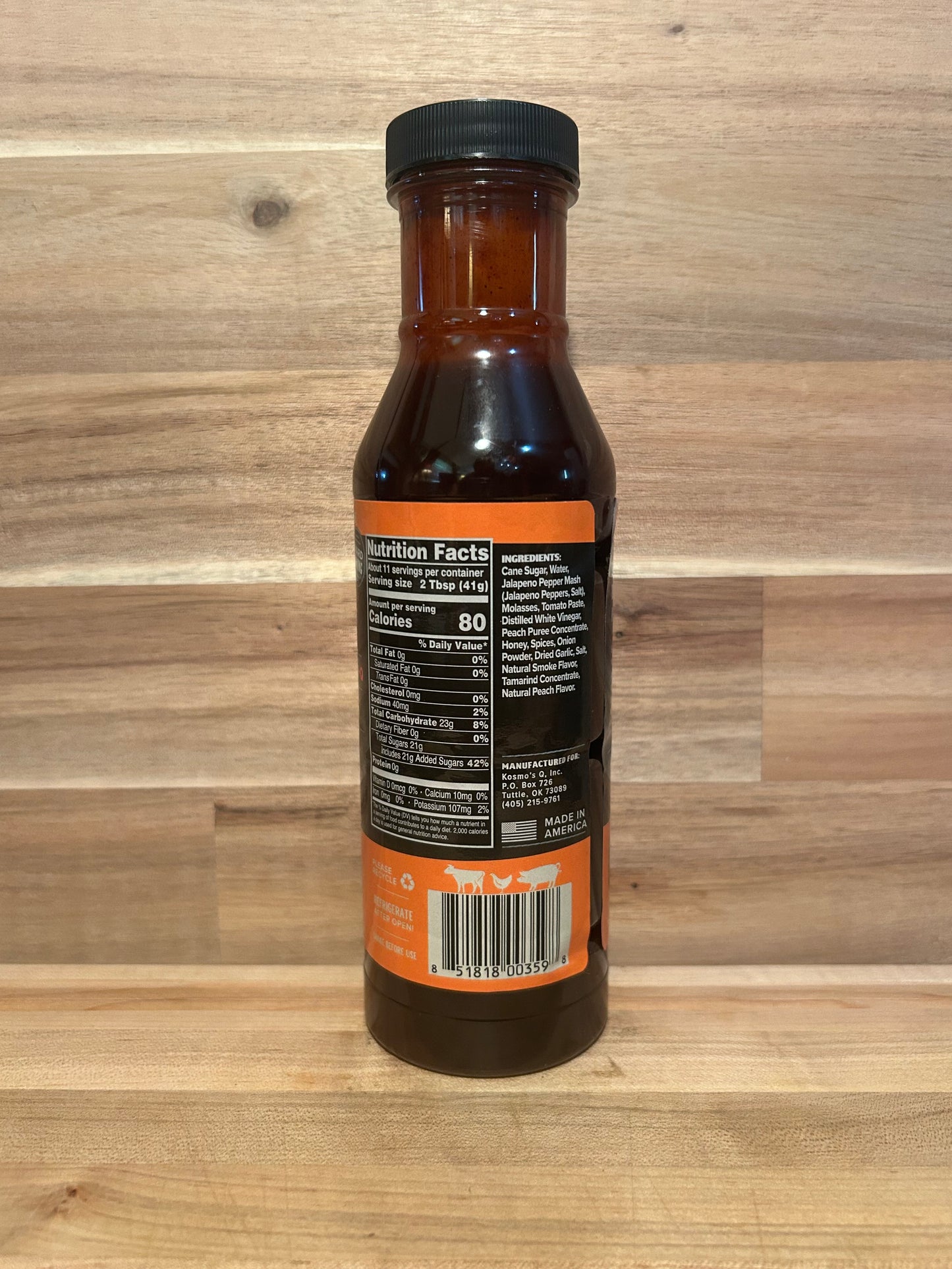 Kosmos BBQ Sauce - Honey Jalapeno