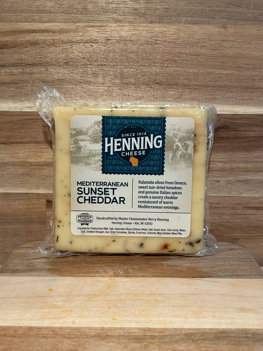 Henning - Mediterranean Sunset Cheddar Cheese