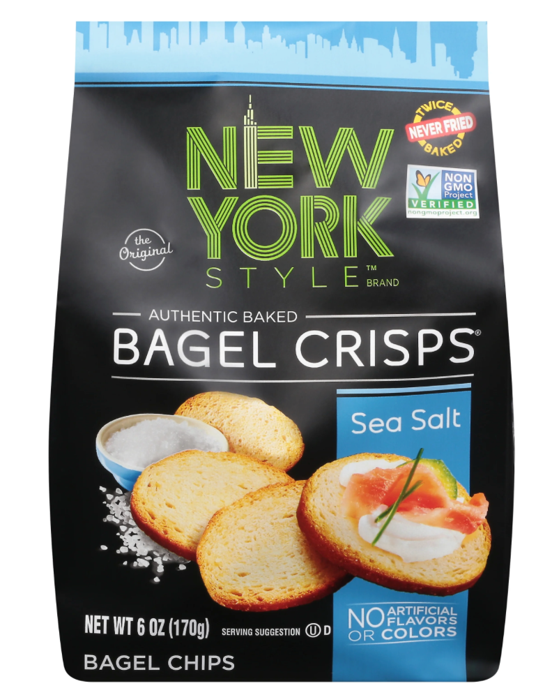 New York Style - Bagel Crisps - Sea Salt